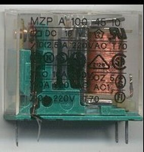 MZPA1004810 Relæ 22,5VDC (19,5-37V) 10A 1xslutte