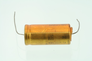 CAX00100/160-18X40 El-Capacitor 100µF/160V-18x40mm