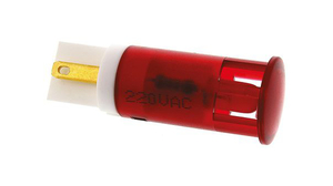 QS121XXHR220 LED-signallys Rød 220 VAC Apem