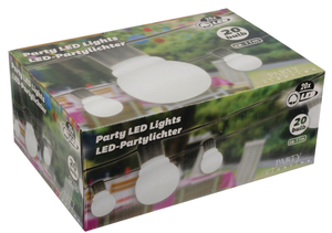 N-88030 LED Party Lamper, 20 pærer Lamper LED til fest 20 stk LED-pærer batteridrevet