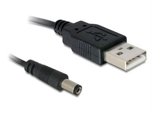 CABL0016 1M USB to 2.1mm DC 5V Jack Plug