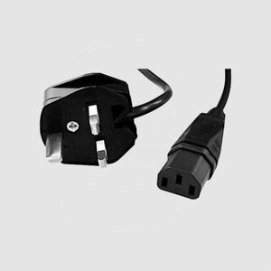 GB180KG-10A GB Power Cable 1,8m C13 10A Black