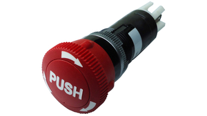 B1E04-E620R-F11 Nødstop push-button rød