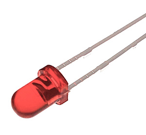 L-934ID-5V Lysdioder 3 mm, rød, 5 VOLT