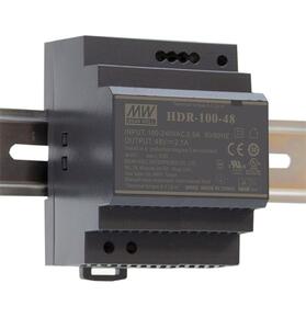 HDR-100-15 DIN-skinnemonteret strømforsyning 91,95W, 1 Udgang, 15V/6,13A