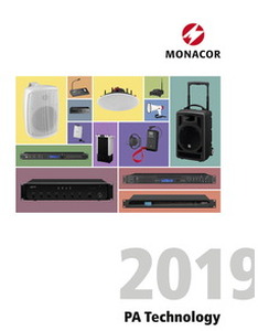 K19-186PAEN Monacor Sound Engineering 2019