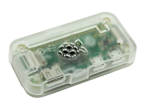 RPI-BOX35 Raspberry Pi Zero / Zero Wireless case, slim, MicroSD cover, frosted