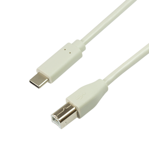 CU0160 USB 2.0 connection cable, USB-C male to USB-B male, 1m
