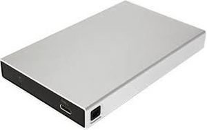16.99.4212 Ekstern harddiskkasse, 2,5" SATA 3.0 USB 3.1 USB-C Alu
