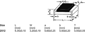 ERJ-1TNF10R0U Modstand, SMD 10R 1W 2512