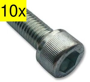 1233629-A4 Hex. Socket Screws M1,6x5 - Rustfri A4 Pose med 10 stk