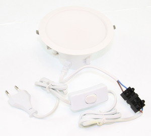 LDS412-830 LED indbygningsspot, 121x121mm. varm hvid, 11W white