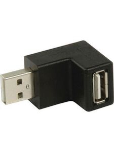 N-CCGP60940BK USB 2.0-adapter | A-hanstik | A-hunstik | 270° vinklet | Sort