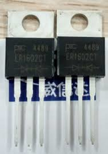 HER1602 Dobbelt-diode CC 100V 2x16A, TO220AC
