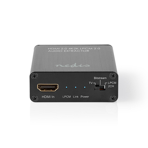 N-VEXT3470AT HDMI extractor | Digital og Stereo - 1 x HDMI™-indgang | 1 x HDMI™-udgang + TosLink + 3,5 mm
