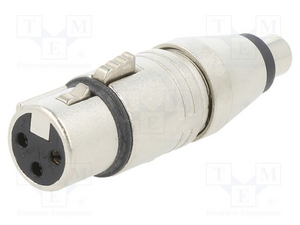 NA2FPMF Adapter XLR female/Neutrik - RCA female