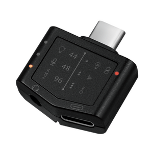 UA0362 USB 3.2 audio adapter with EQ, USB-C/M to 3.5 mm/F, PD, black