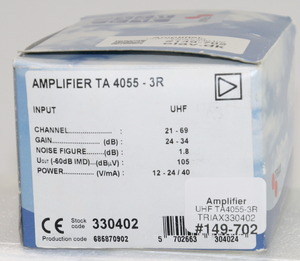 TRIAX330402 Amplifier UHF TA4055-3R