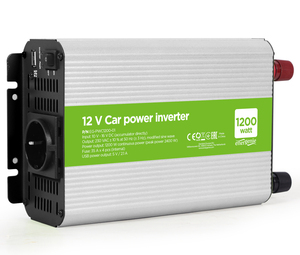 EG-PWC1200-01 DC/AC Inverter 12V > 230V, USB, 1200 W 12 volt til 230 volt inverter max 1200 watt