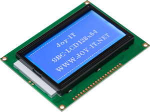 SBC-LCD128X64 128x64 Graphic LCD blue background