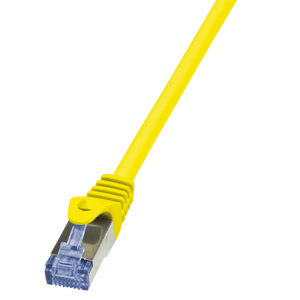 CQ3037S Patch cable PrimeLine, Cat.6A, S/FTP, yellow, 1 m