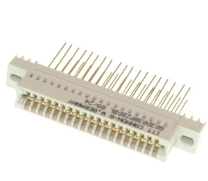 603D038P2BDBL Kantconnector 2x19-pol RM2,54 Wire-wrap m.flange