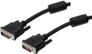 N-CABLE-193/7,5 DVI-D dual link kabel, han/han, 7,5 meter