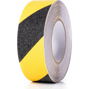 ST3000575K Skridsikker tape, 50mm. x 18 meter, gul/sort