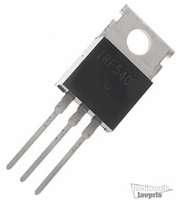 IRF540PBF Transistor MOSFET, N-Ch, 100V, 28A, 150W, 0,077R, TO220AB - Transistor mosfet  N-Ch 100V 28A 150W