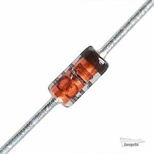 1N4148 Si-Diode 75V 200mA DO35 - si ensretter diode 200mA