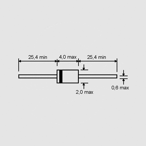 BZX83V015 Zenerdiode ZPD 0,5W 15V DO35 DO35