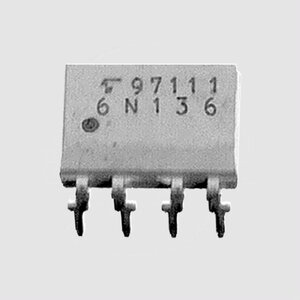 6N136 Optoc. &gt;2,5kV 1MBit/s DIP8