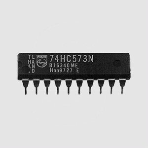 74HC125 Quad bus buffer with three-state outputs, negative enable DIP-14