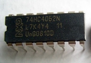 74HC4052 Dual 4-channel analog multiplexer/demultiplexers DIP-16