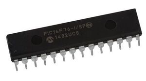 PIC16F76-I/SP 8Kx14 Flash 22I/O 20MHz SDIP28