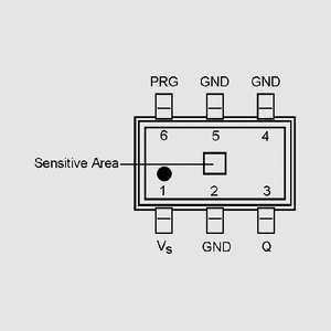 TLE4917 Hall Switch LP +-2,2/+-7mT PTSOP6-6 PTSOP6-6