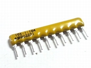 RN10PK004,7 SIL-Resistor 9R/10P 4,7K