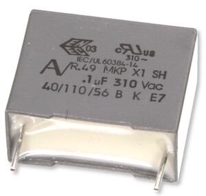 C49NF100-15 MKP Capacitor 100nF X1 310V P15