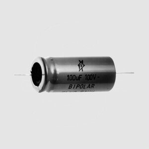 CFT003,3 El-Capacitor Bipolar 3,3uF/100V 10x30mm