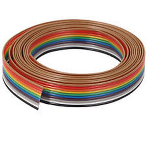 FBK28-34RB Rainbow Flat Cable 34 Wire Rainbow Flat Cable 10 Wire