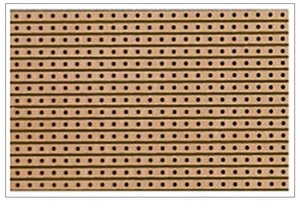 UP730EP Board with Strips 160x100mm. Glasfiber