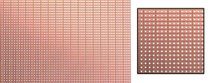 H25PS050 Board with Dots/Strips 50x100mm