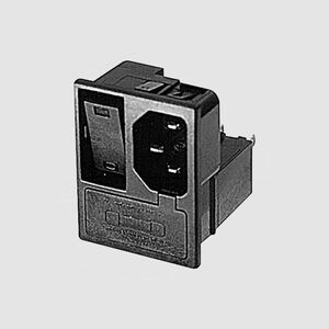 GSW IEC C14 Power Connector Switch, 2xFuseholder GSW