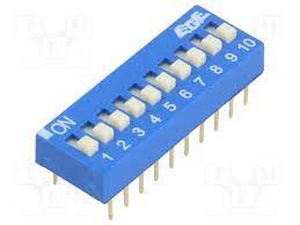 EDG10S DIP Switch Standard 10-Pole