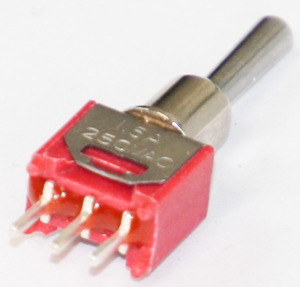 SKS07SP Toggle Switch 1-pol ON/OFF/ON for print