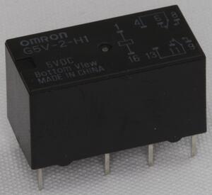 G5V2-5H1 Relay DPDT 2A 5V 167R G5V-2-H1 5VDC