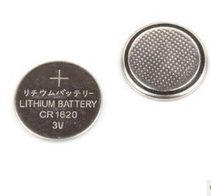 CR1620-LC Lithium knapcellebatteri, 16,0 x 2,0, 3V, 70mAh, 1 stk.
