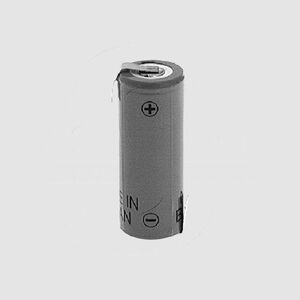 NHP200AF-Z 4/5A 17,0x43,0mm. 2000mAh NiMH med loddeflige NHP200AF-Z