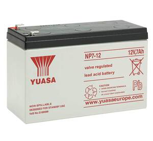 NP7-12 YUASA Bly Battery 12V/7 Ah VdS
