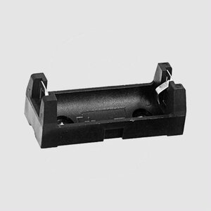BHR1029 Batteriholder for 2/3A (CR123A) PC Pins